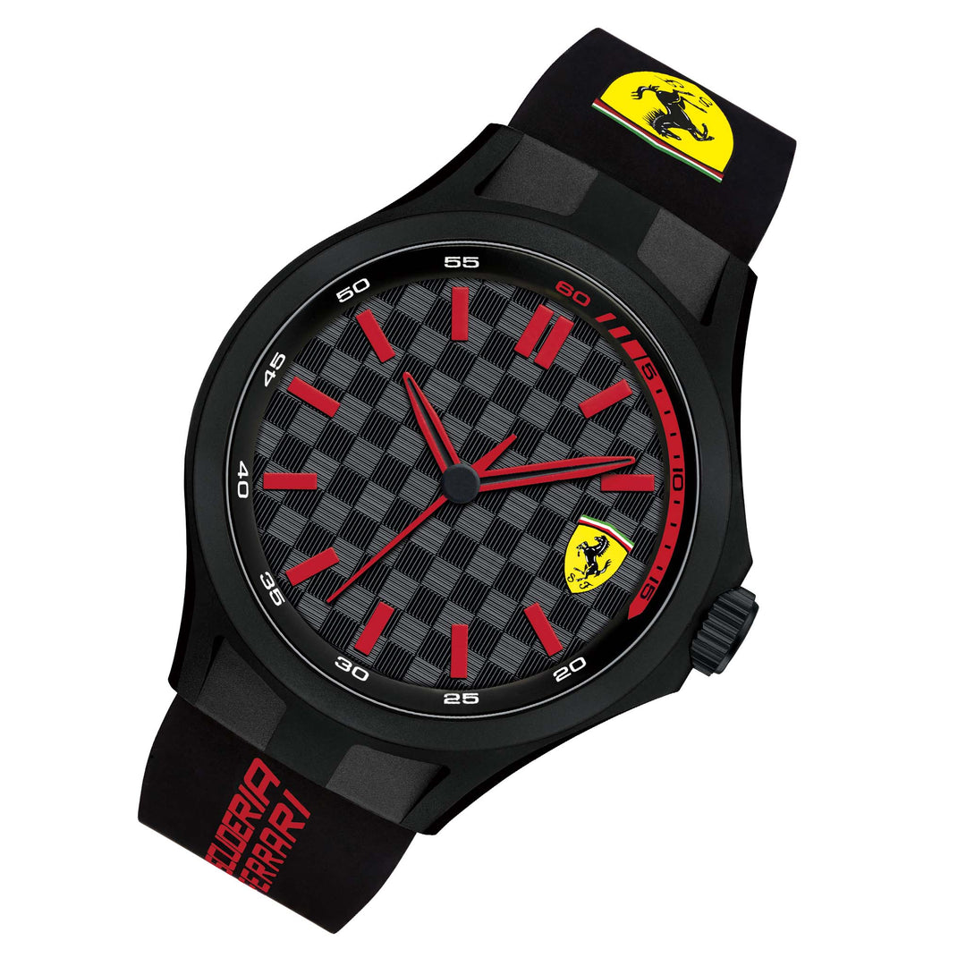 Scuderia Ferrari Black Silicone Men's Watch - 830643