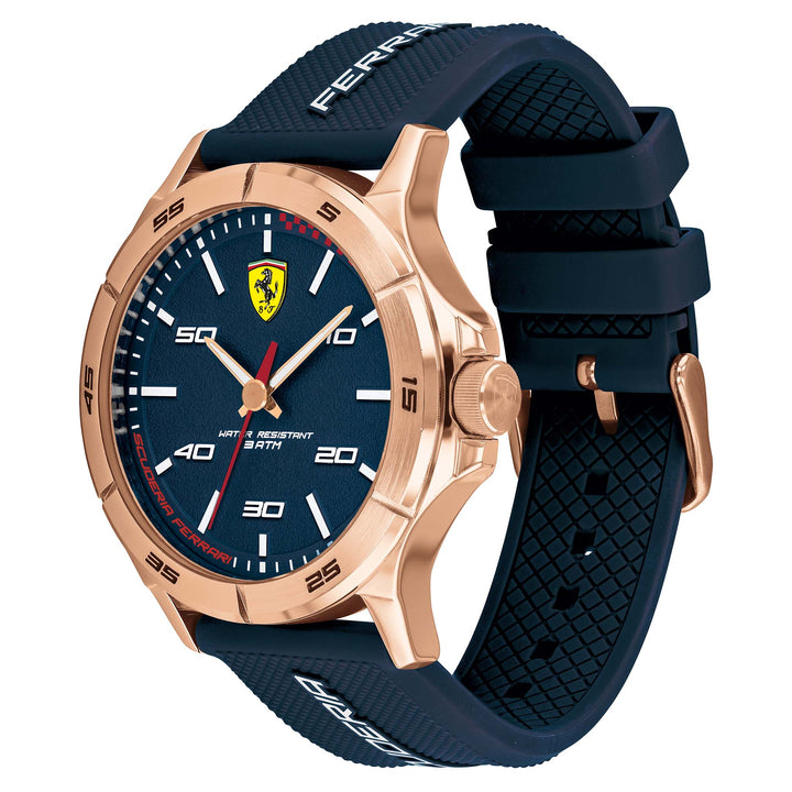 Scuderia Ferrari Silicone Blue Dial Men's Watch - 830671