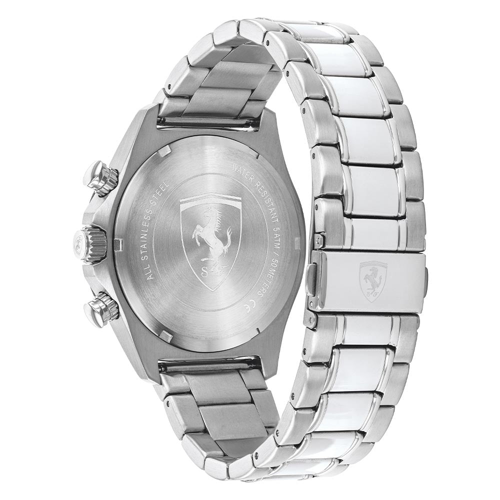 Scuderia Ferrari Pilota Evo Steel Chrono Men's Watch - 830714