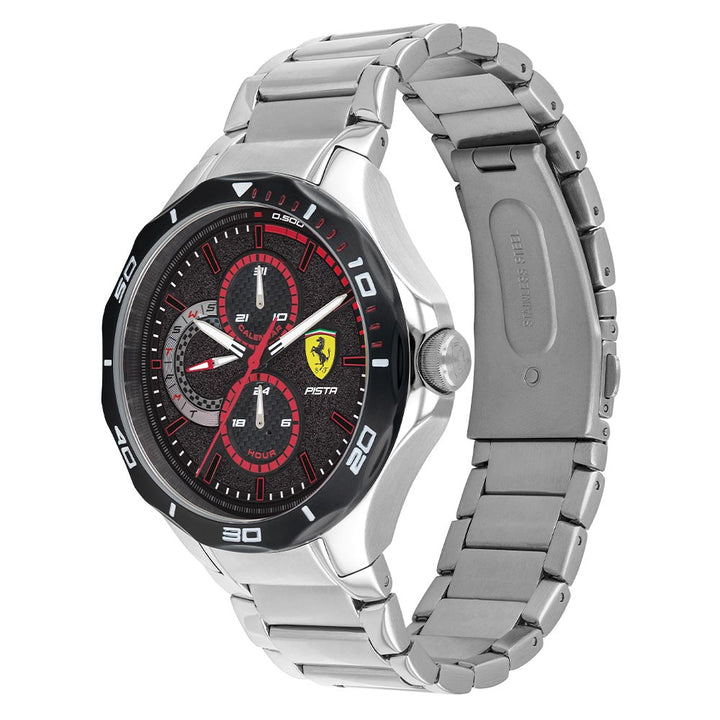 Scuderia Ferrari Pista Stainless Steel Men's Multi-function Watch - 830726