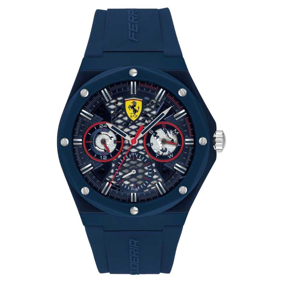 Scuderia Ferrari Aspire Blue Silicone Men's Multi-function Watch - 830788