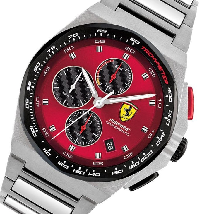 Scuderia Ferrari Aspire Stainless Steel Men's Chrono Watch - 830790