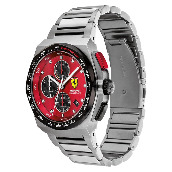 Scuderia Ferrari Aspire Stainless Steel Men's Chrono Watch - 830790