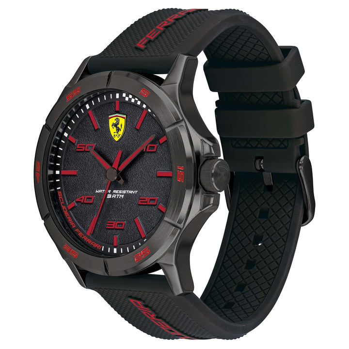 Scuderia Ferrari Black Silicone Men's Watch - 830814