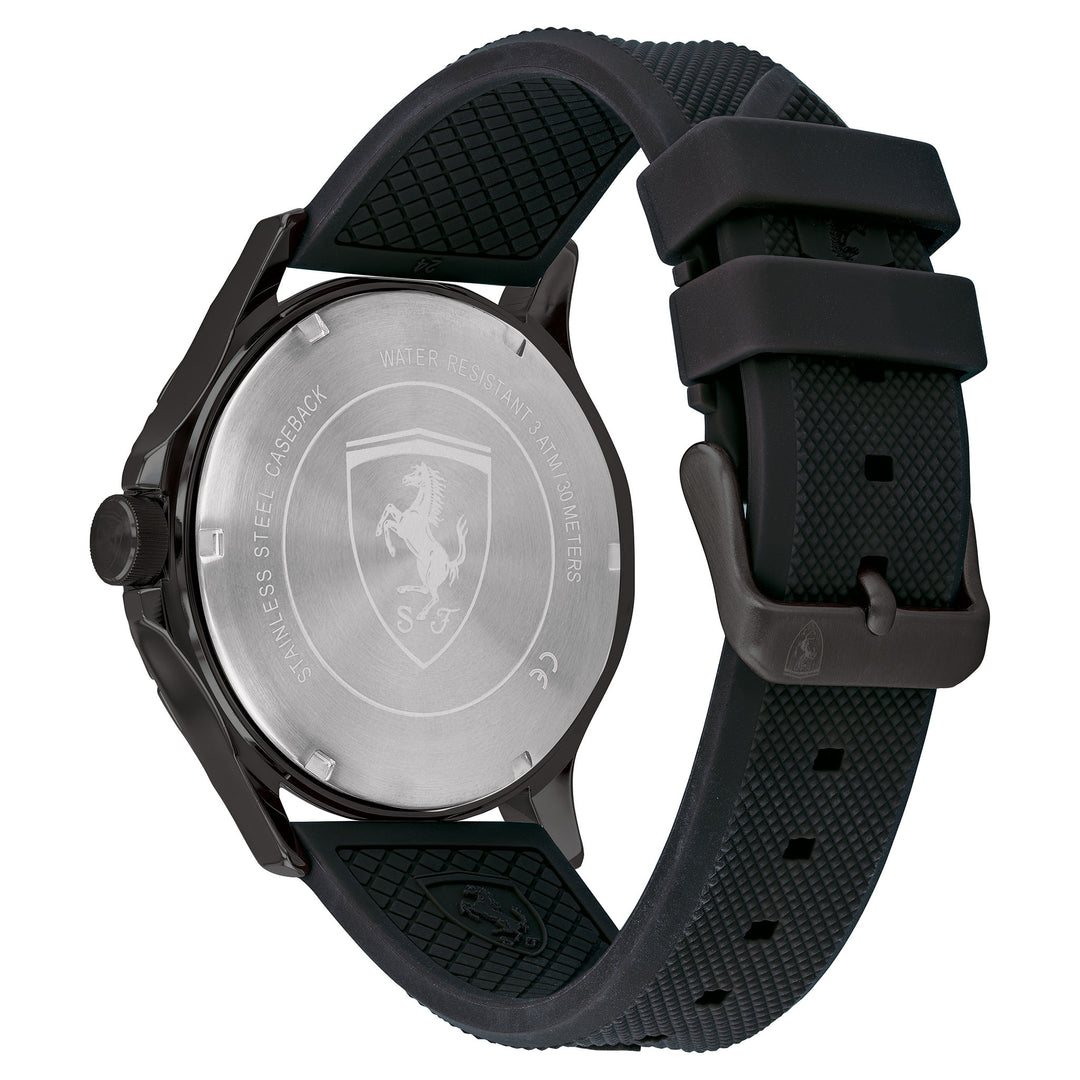 Scuderia Ferrari Black Silicone Men's Watch - 830814