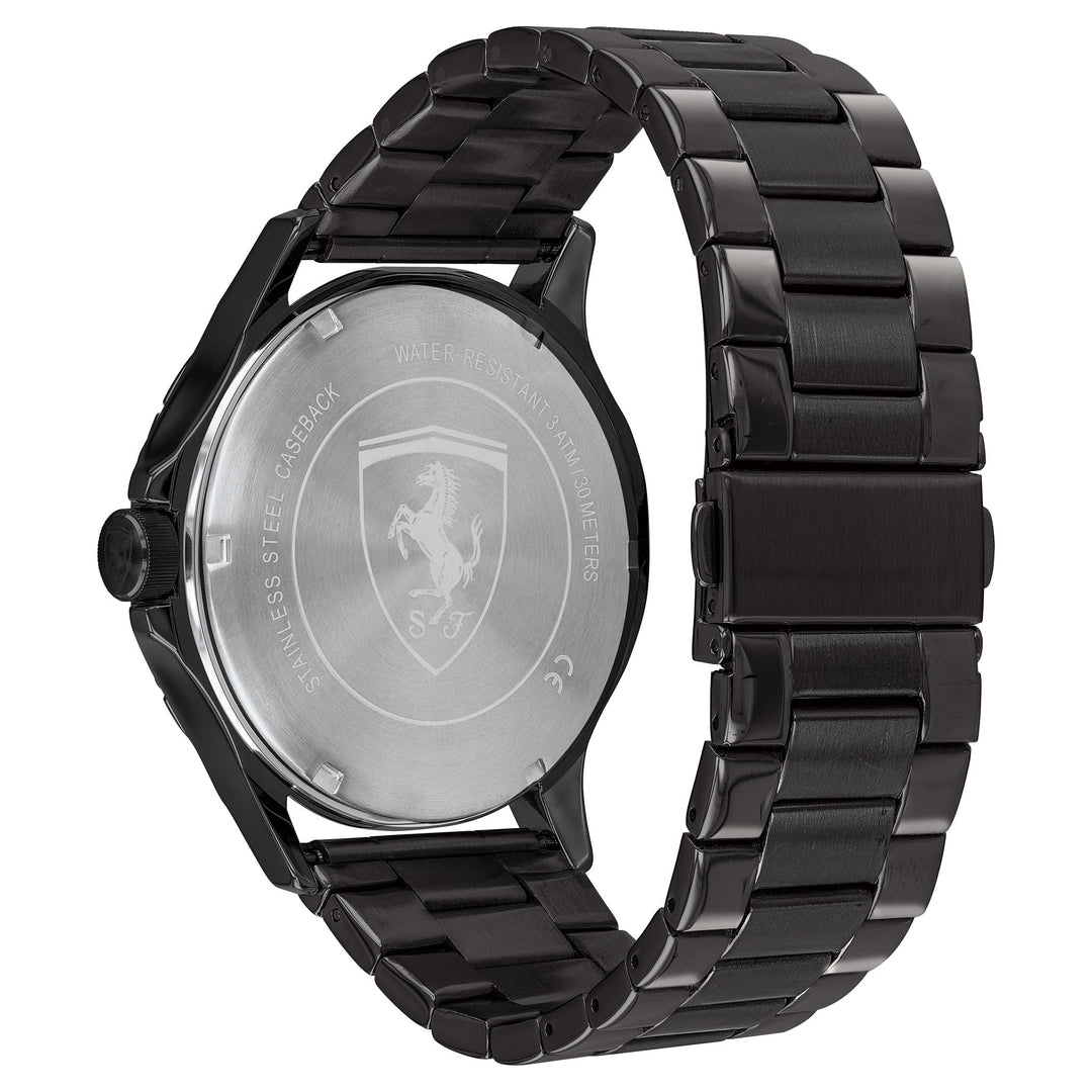 Scuderia Ferrari Black Stainless Steel Men's Watch - 830815
