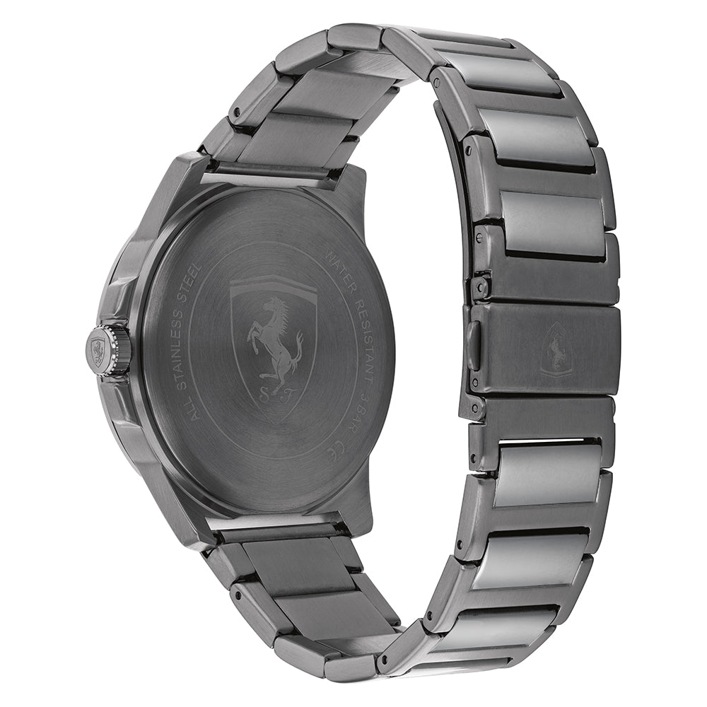 Scuderia Ferrari Grand Tour Dark Grey Steel Men's Watch - 830836