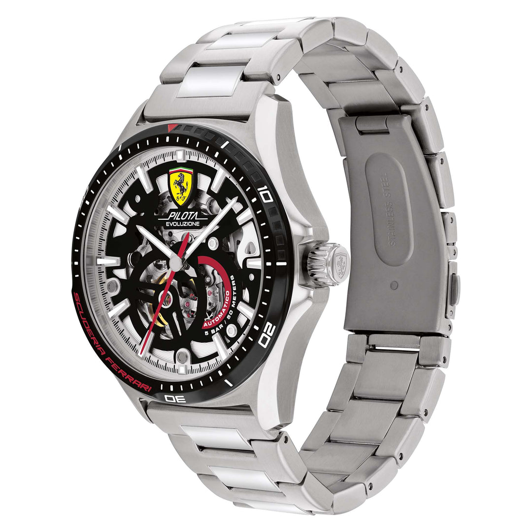Scuderia Ferrari Pilota Evo Turbo Stainless Steel Men's Mechanical-Automatic Watch - 830838