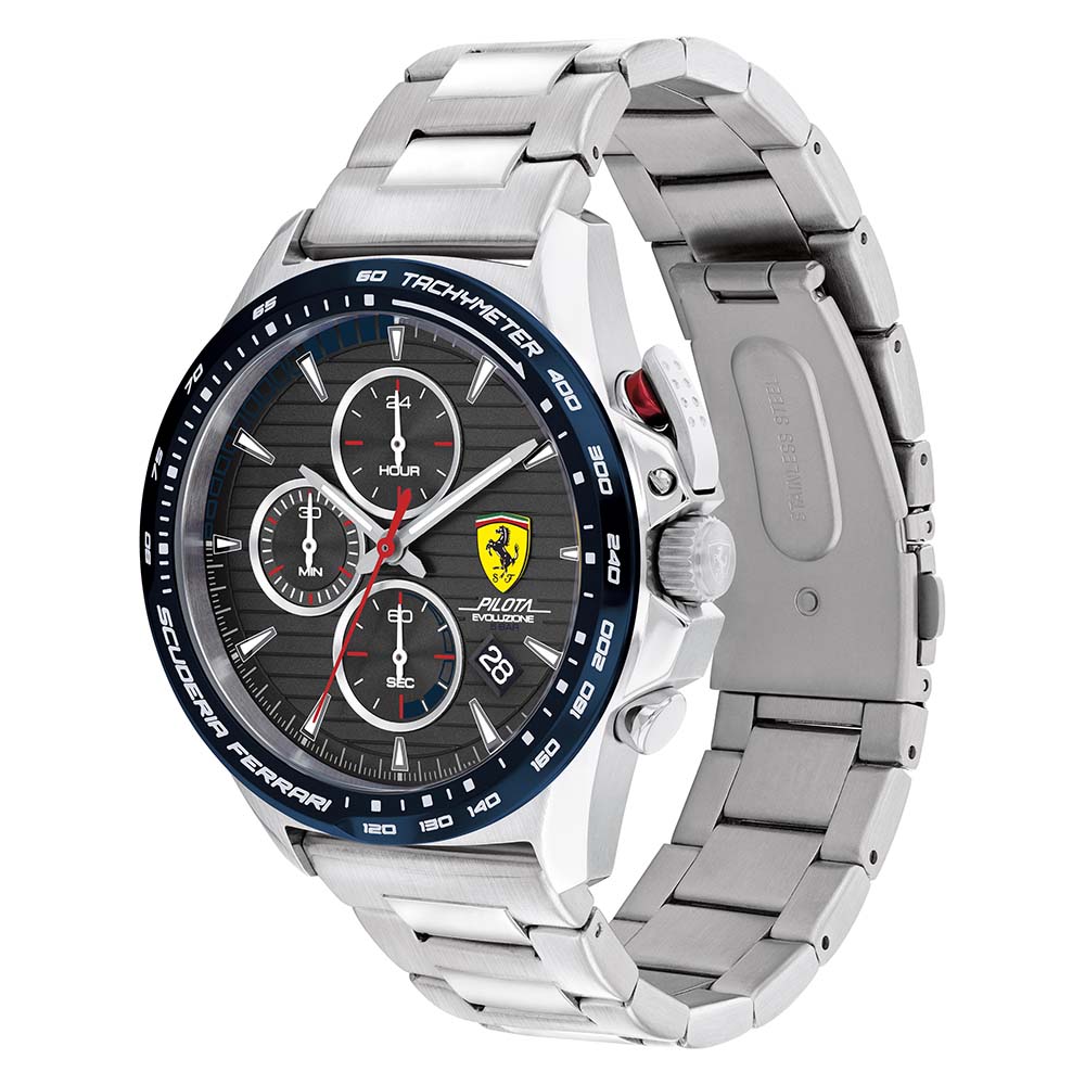 Scuderia Ferrari Pilota Evo Stainless Steel Men's Chronograph Watch - 830850