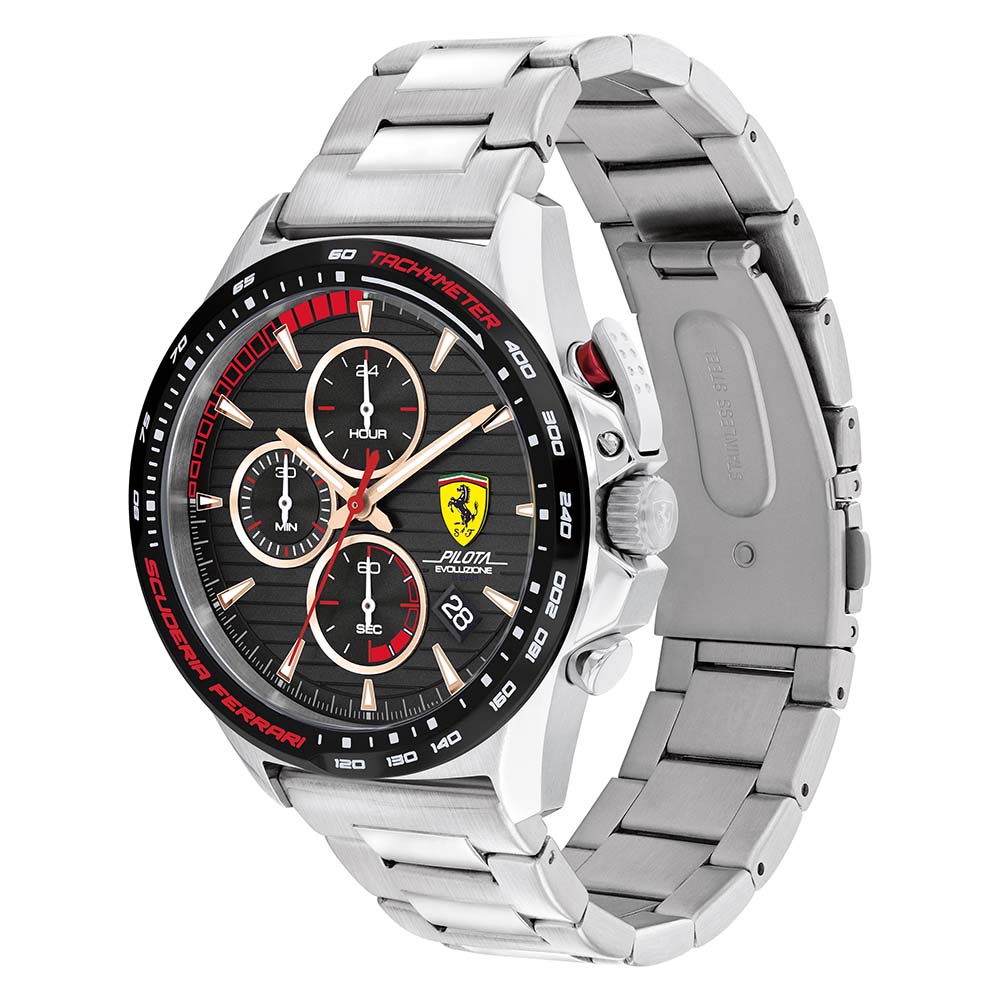 Scuderia Ferrari Pilota Evo Stainless Steel Men's Chronograph Watch - 830852
