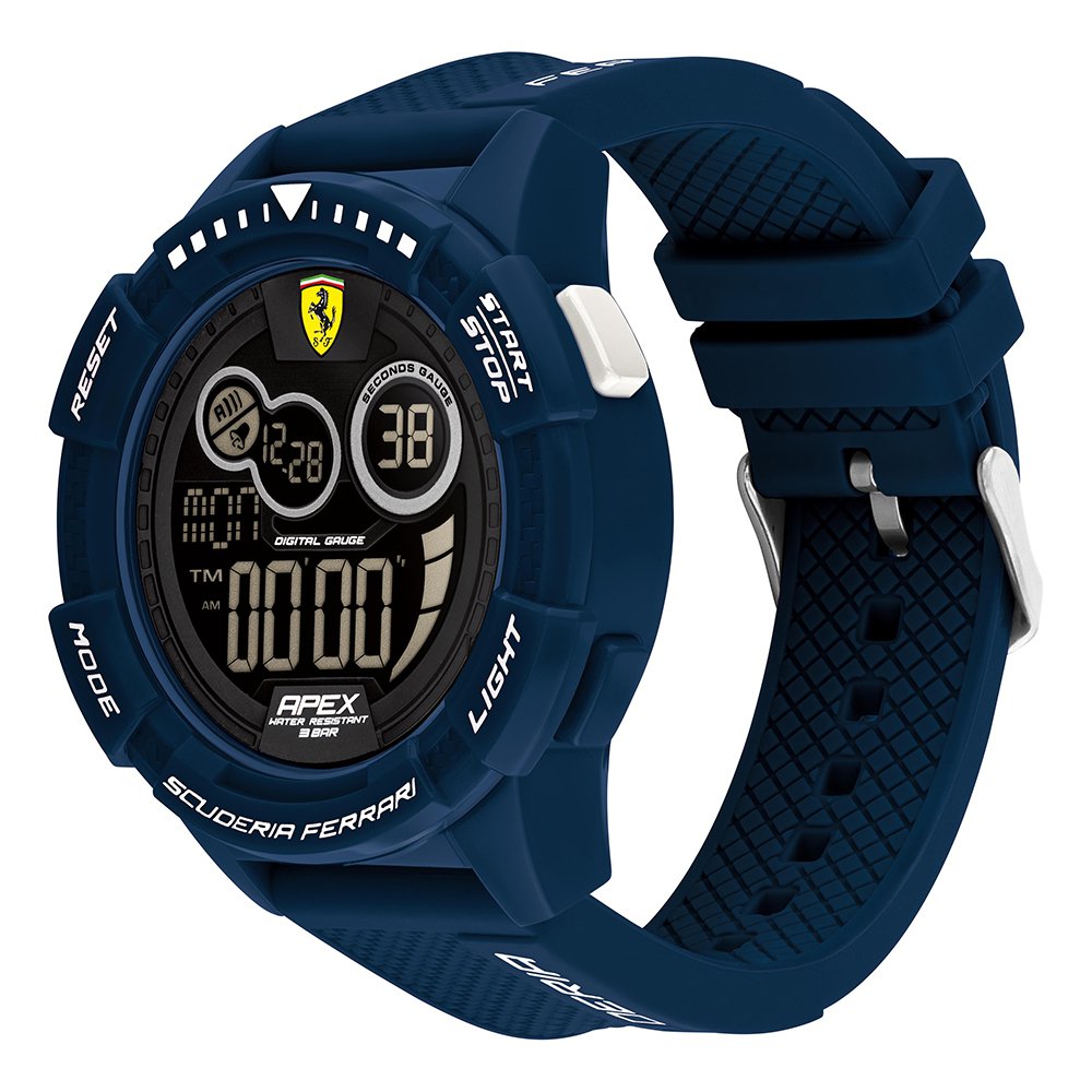Scuderia Ferrari Apex Superfast Blue Silicone Men's Digital Watch - 830858