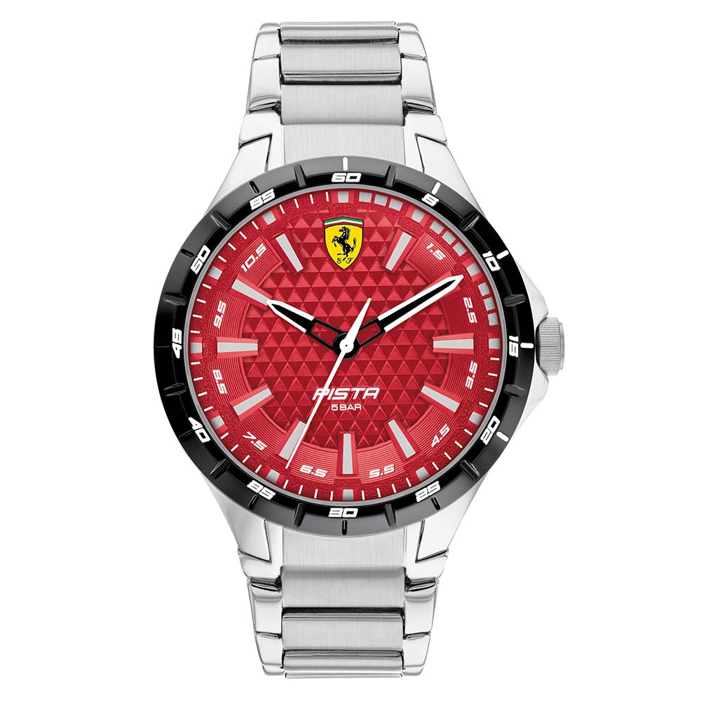 Scuderia Ferrari Pista Stainless Steel Men's Watch - 830865