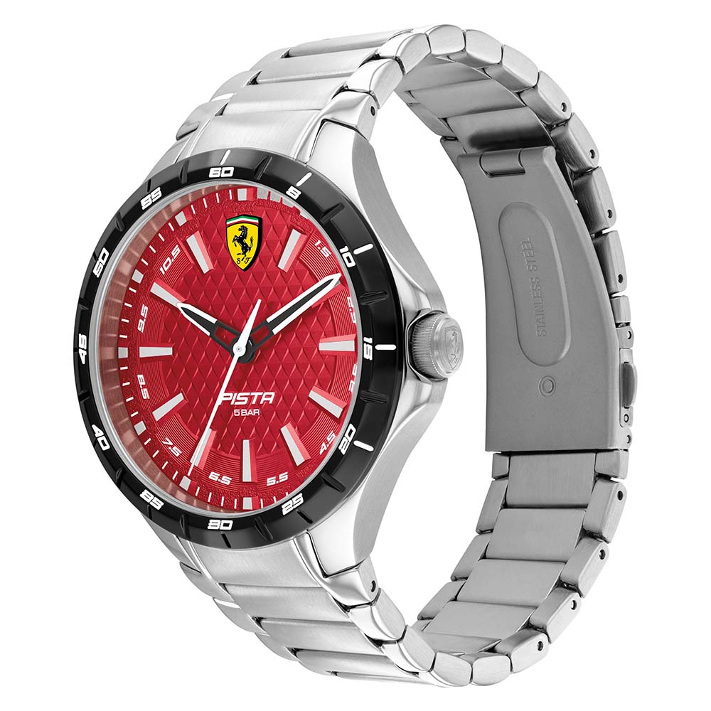 Scuderia Ferrari Pista Stainless Steel Men's Watch - 830865
