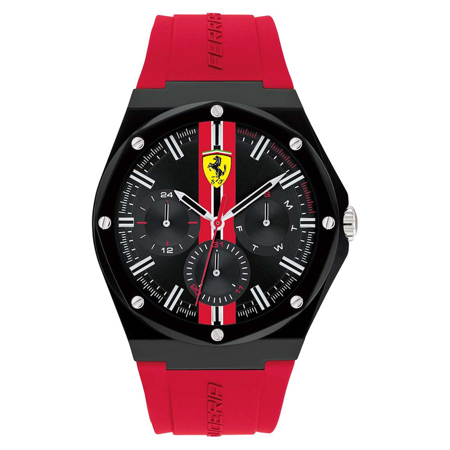 Scuderia Ferrari Aspire Red Silicone Men's Multi-function Watch - 830870