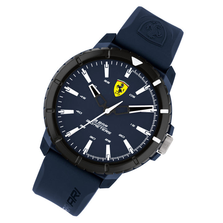 Scuderia Ferrari Forza Evo Blue Silicone & Dial Men's Watch - 830904