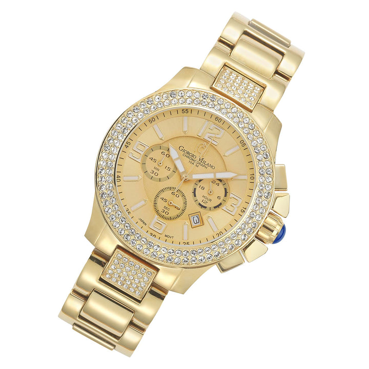Giorgio Milano Gold Stainless Steel Chronograph Unisex Watch - 839SG05