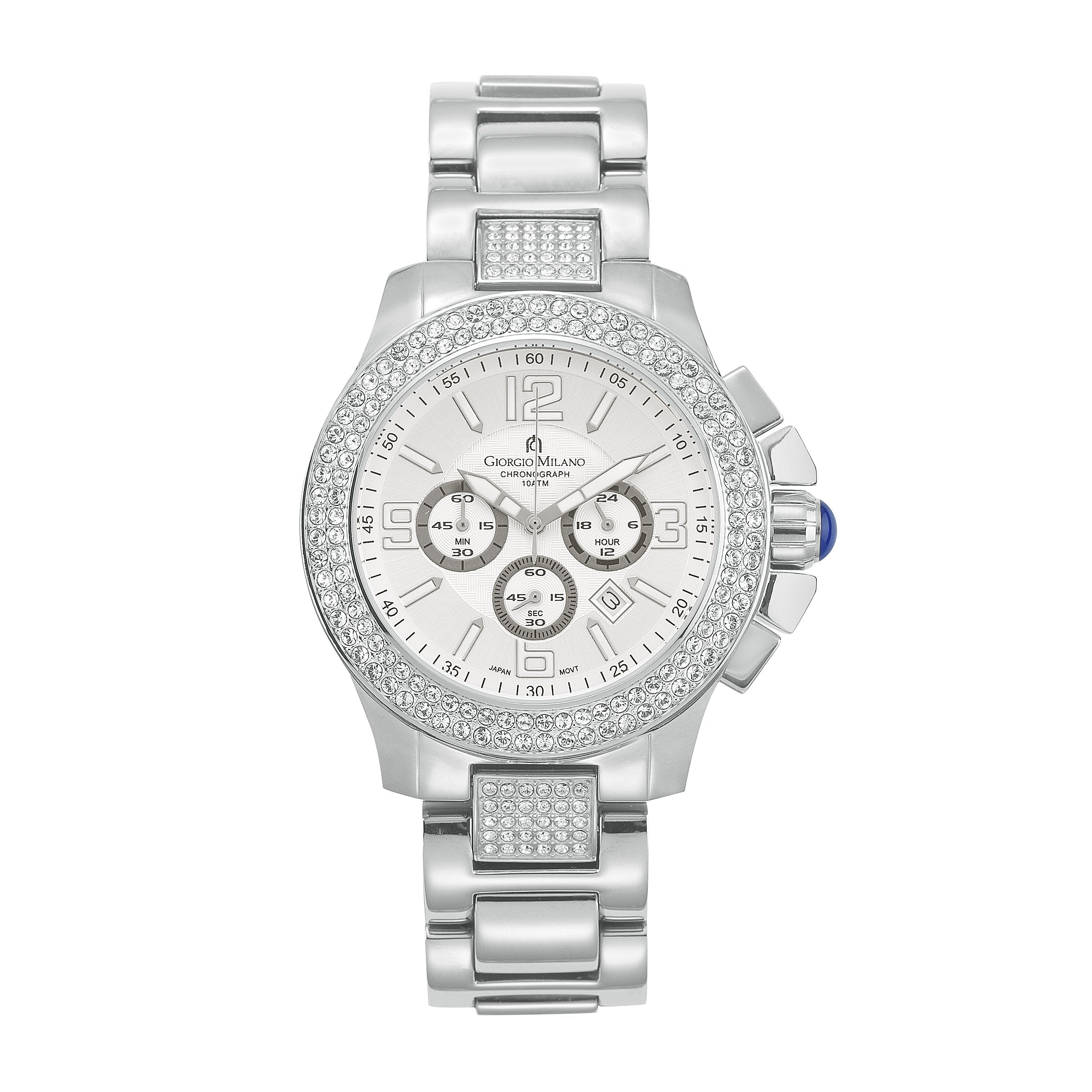 Giorgio Milano Silver Steel Men's Chrono Watch - 839ST02