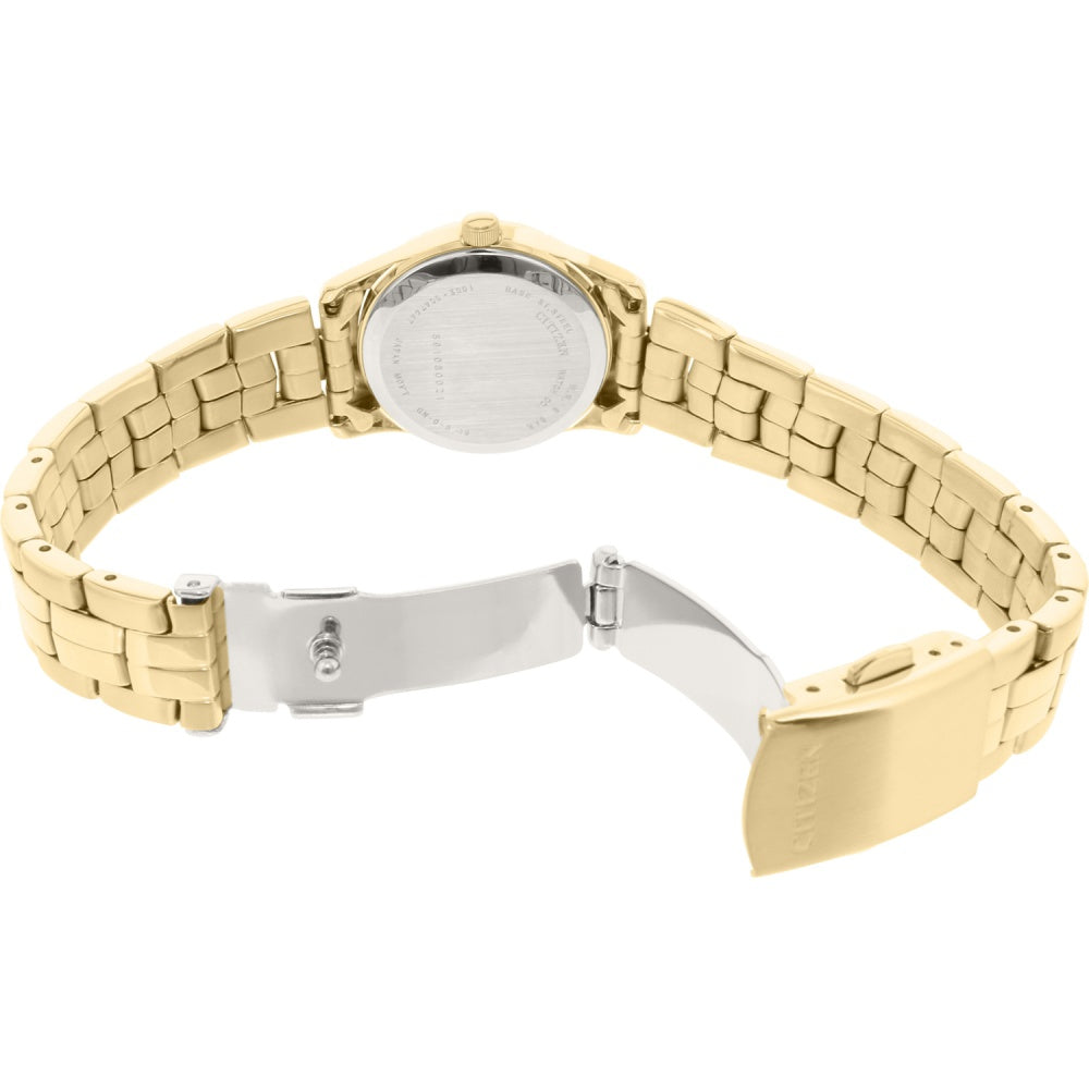 Citizen Ladies Gold Stainless Steel Quartz Watch - EQ0542-51A