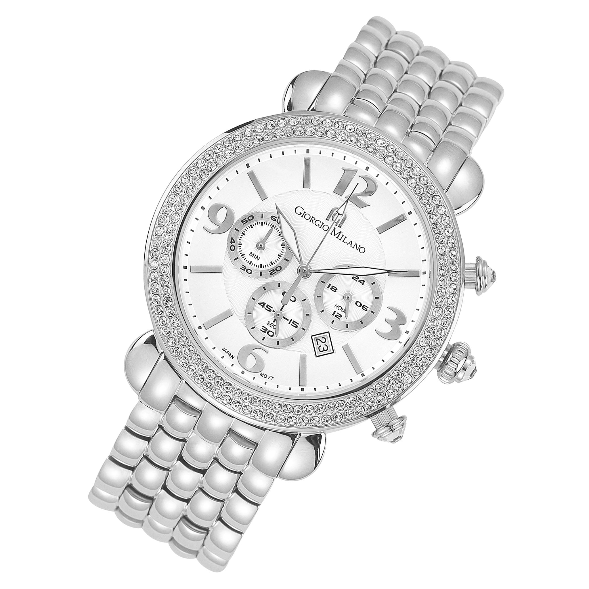 Giorgio Milano Silver Steel Chronograph Women's Watch - 944ST02