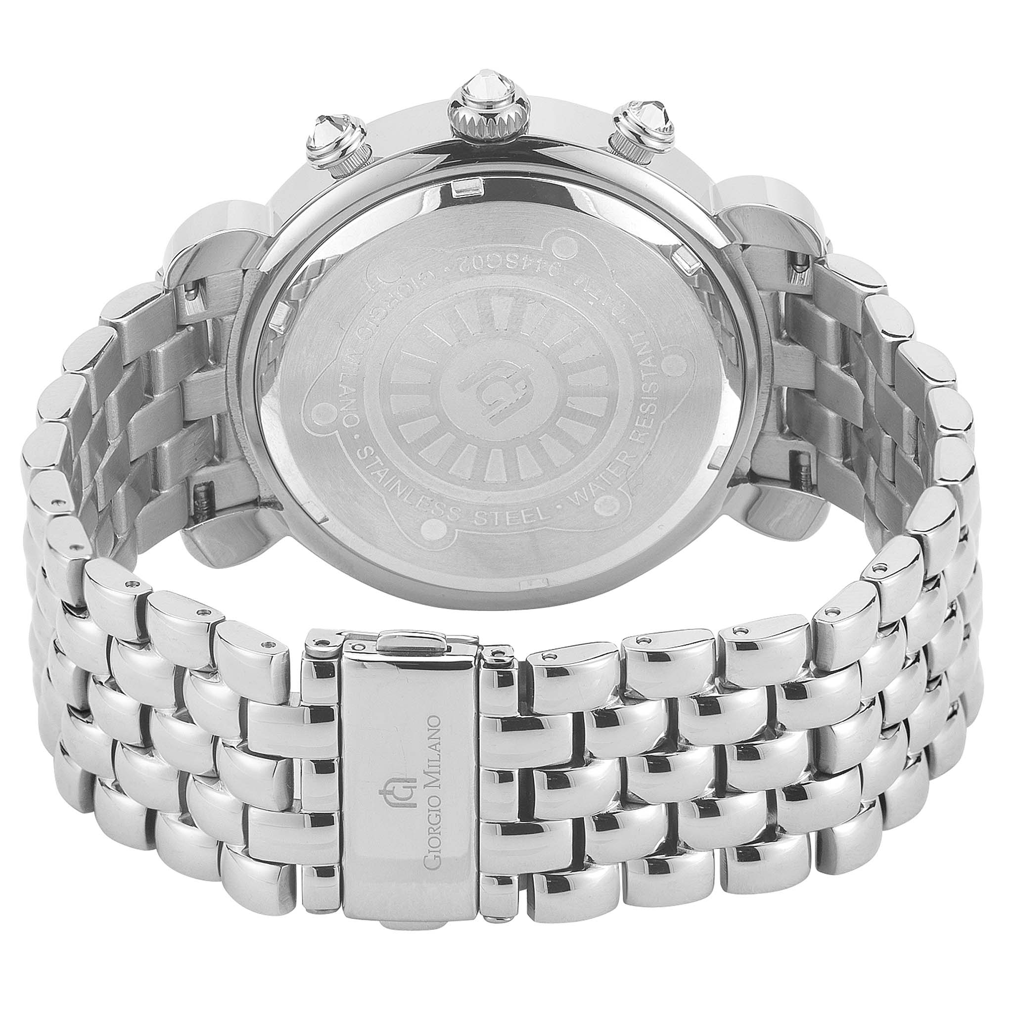 Giorgio Milano Silver Steel Chronograph Women's Watch - 944ST02
