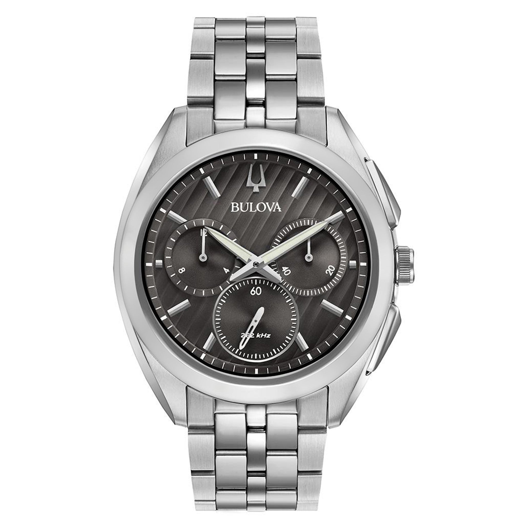 Bulova Curv Gents Chronograph Stainless Steel Men's Watch - 96A186