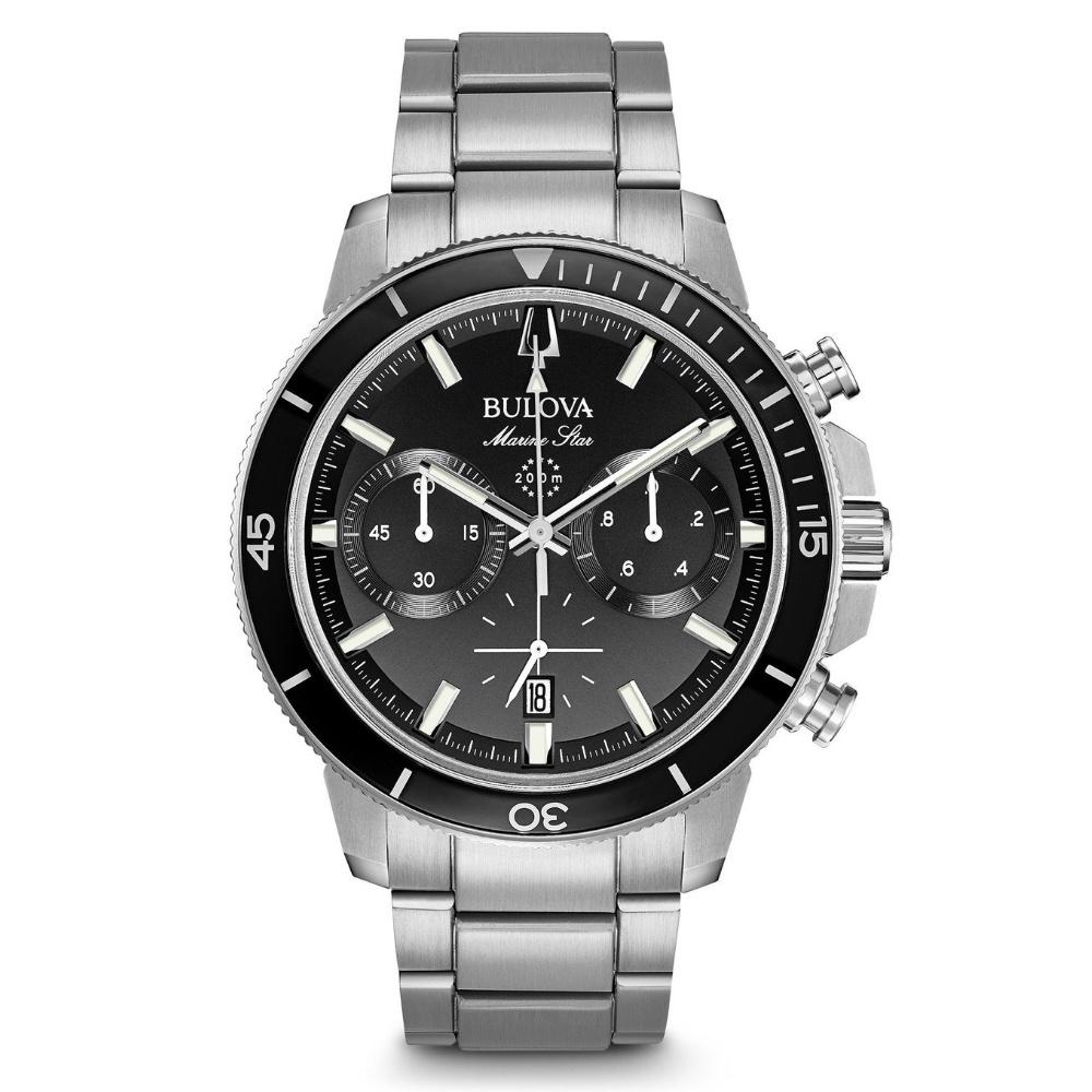 Bulova Marine Star Gents Multi Function Stainless Steel  Men's Watch - 96B272