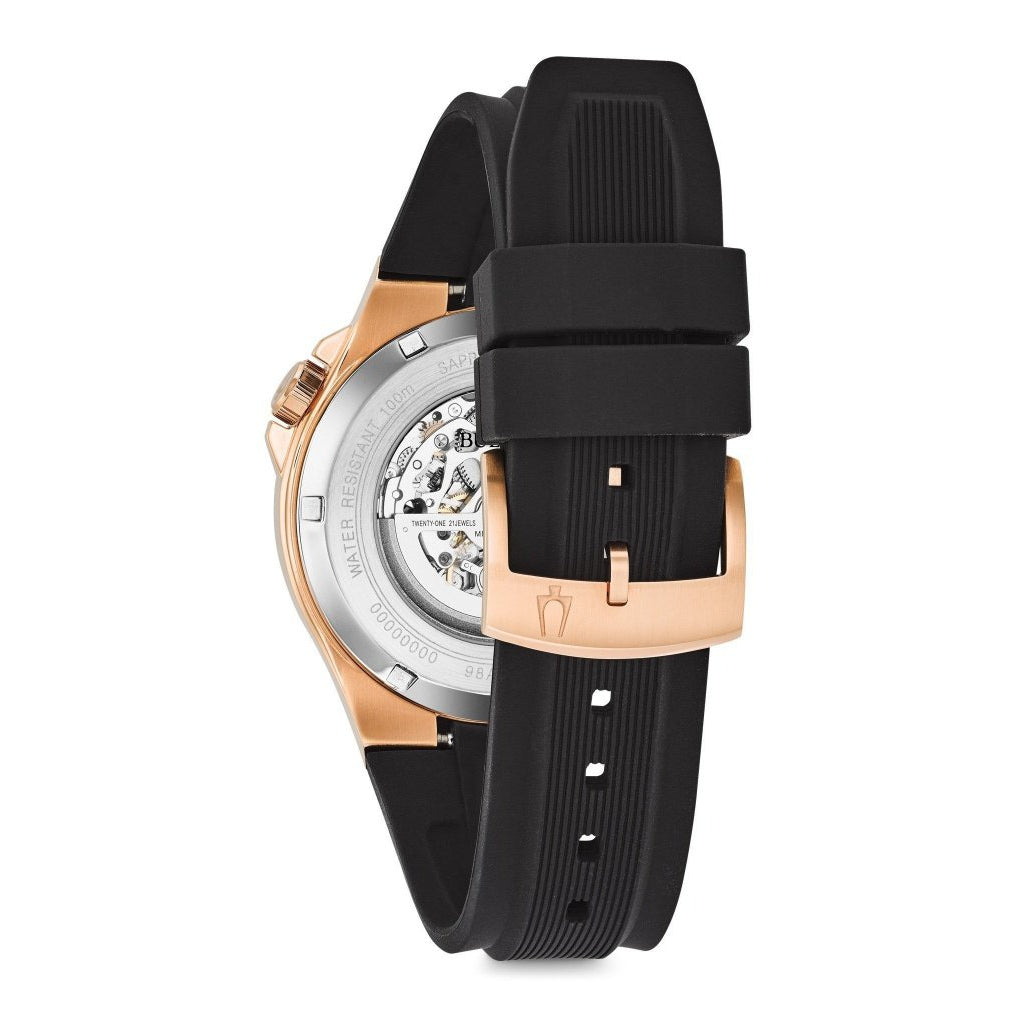 Bulova Maquina Gents Automatic Skeleton Men's Watch - 98A177