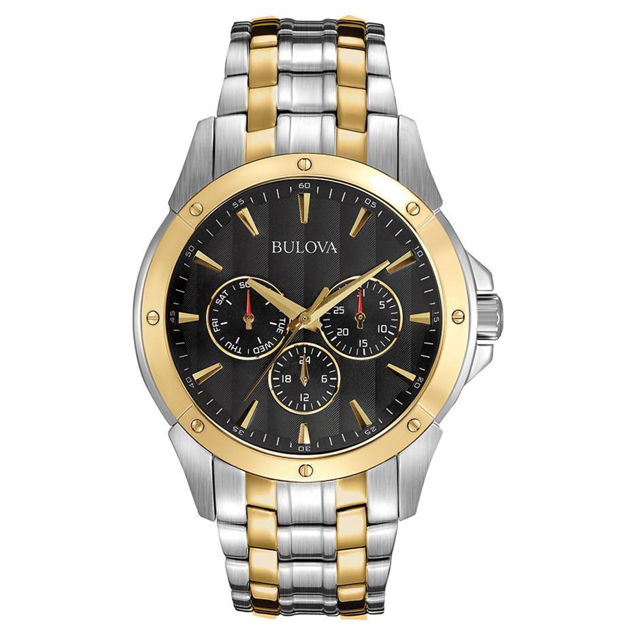 Bulova Gents Multi Function Dual-Tone Multi Function Steel  Men's Watch - 98C120