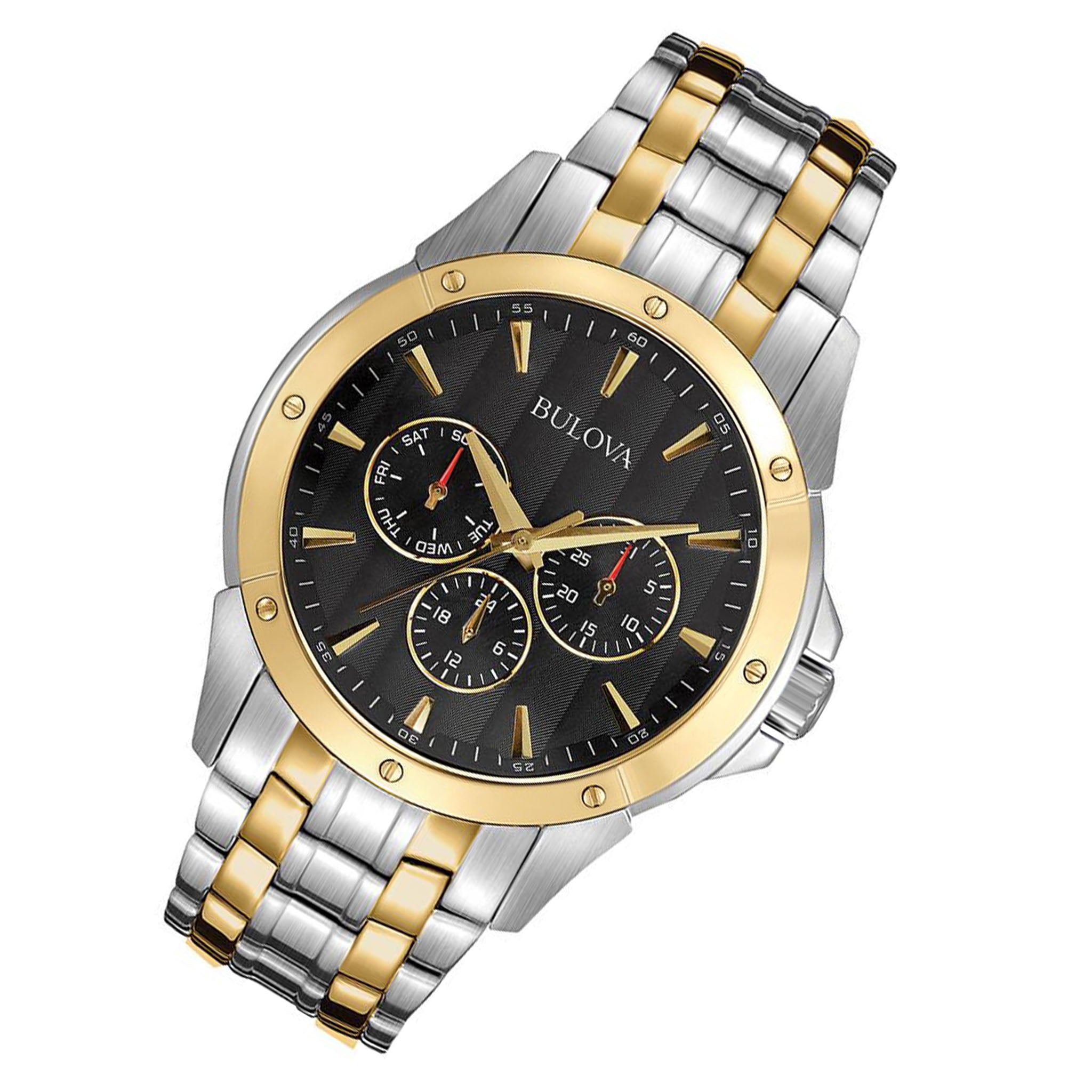 Bulova Gents Multi Function Dual-Tone Multi Function Steel  Men's Watch - 98C120