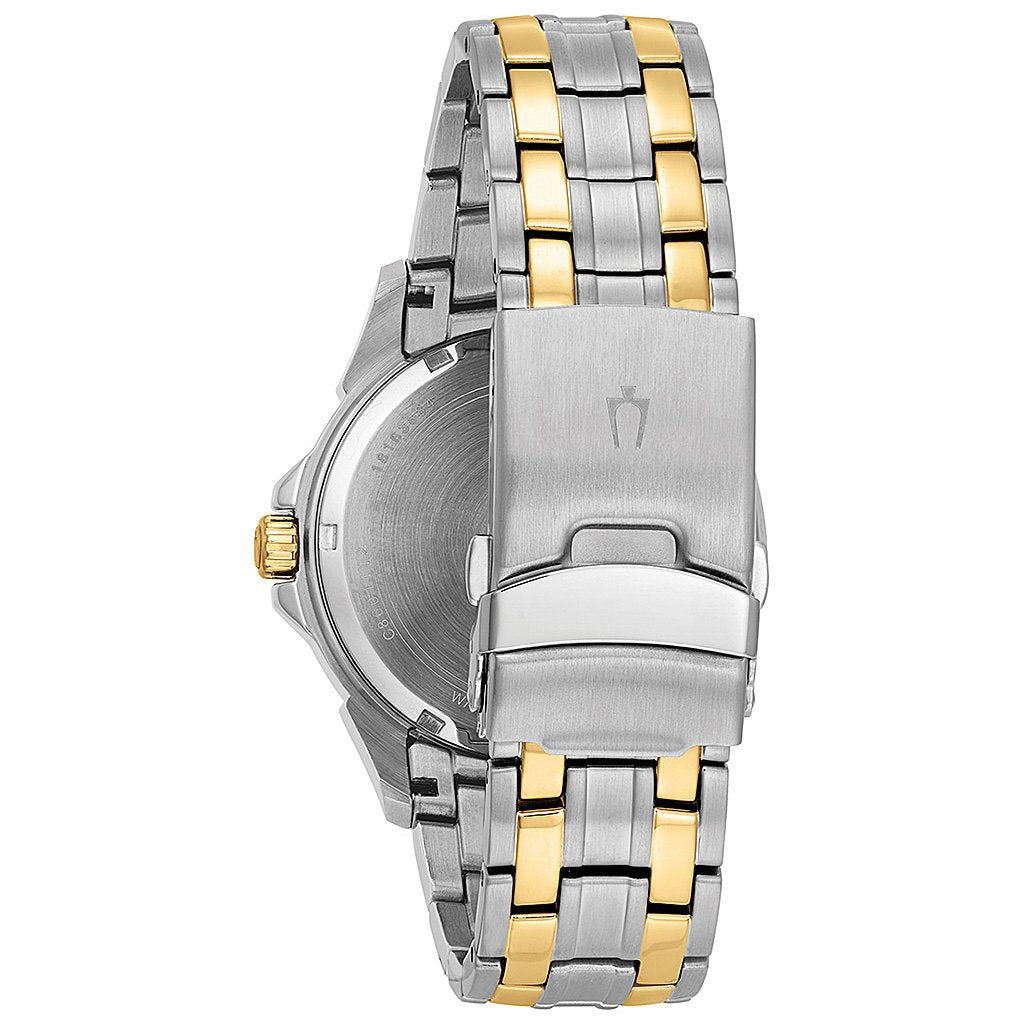 Bulova Gents Multi Function Dual-Tone Multi Function Steel  Men's Watch - 98C120