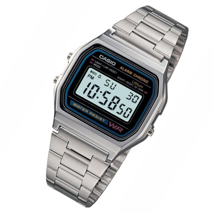 Casio Classic Stainless Steel Digital Unisex Watch - A158WA-1