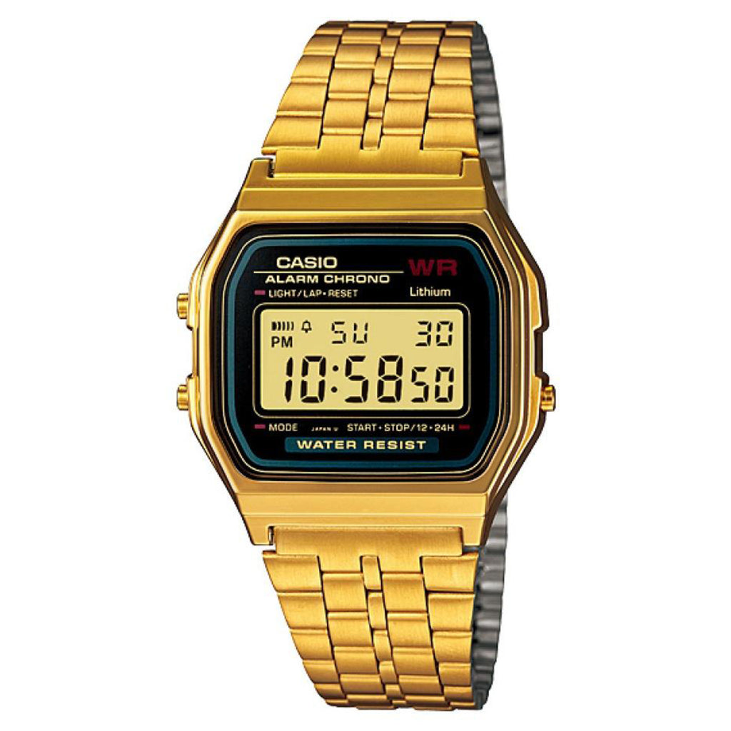 Gold retro casio sale