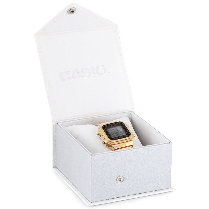 Casio Classic Gold Steel Digital Unisex Watch - A178WGA-1