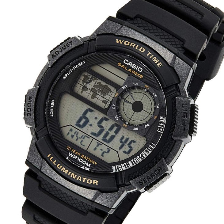 Casio Illuminator Digital Men's Sport Watch - AE1000W-1A