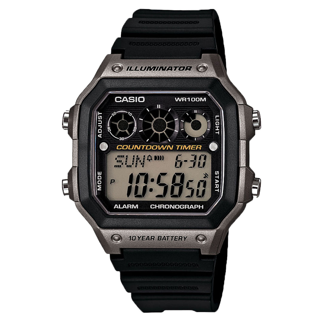 Casio Illuminator Digital Men's Sports Watch - AE1300WH-8A