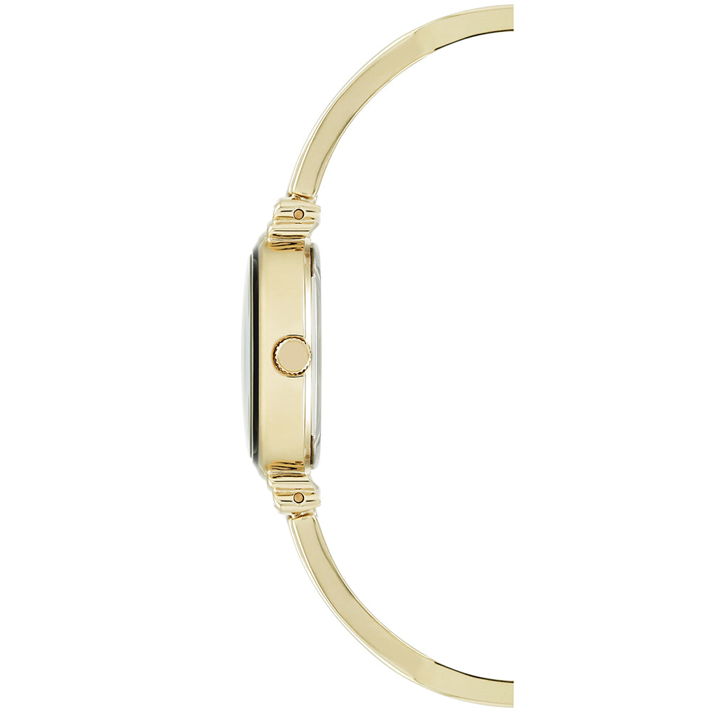 Anne Klein Swarovski Crystal Accents Bangle Women's Watch - AK2216BKGB