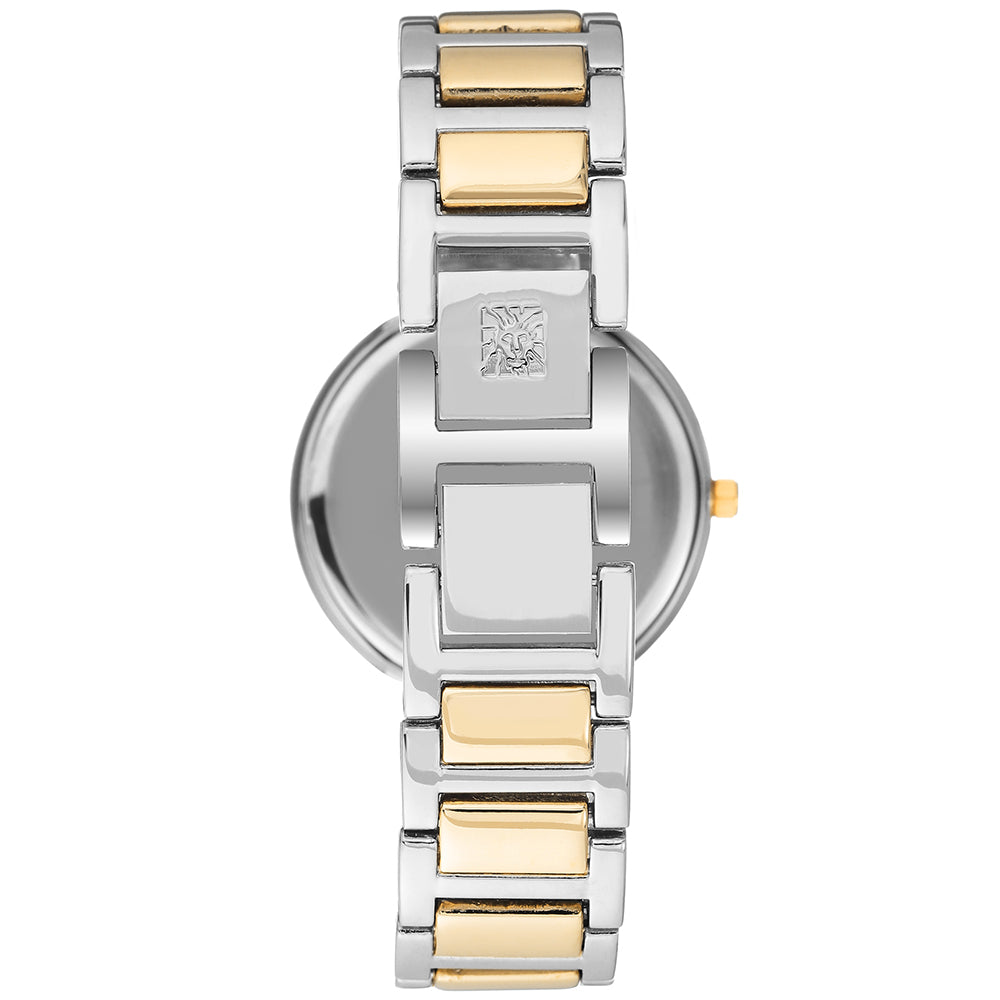 Anne Klein Gold Stainless Steel Silver Dial Women's Watch - AK3169SVTT ...