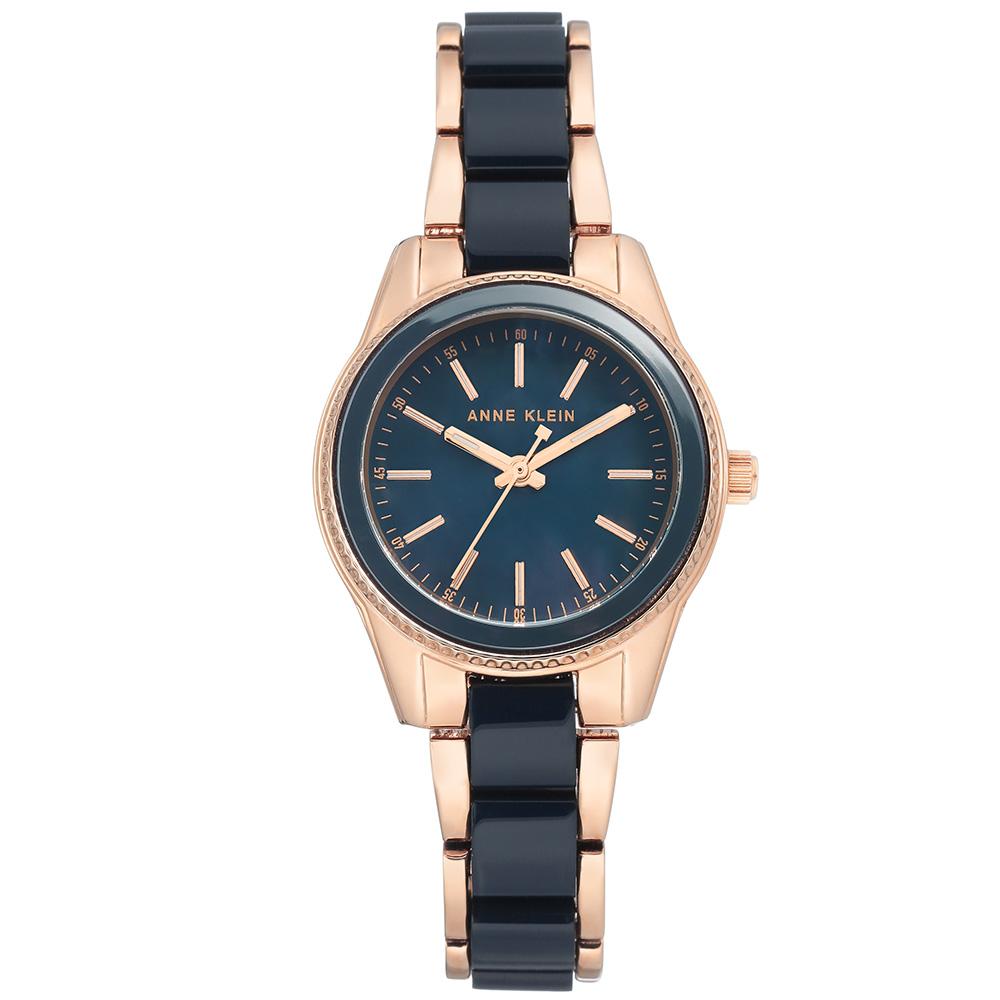 Anne Klein Rose Gold Bracelet Ladies Watch - AK3212NVRG
