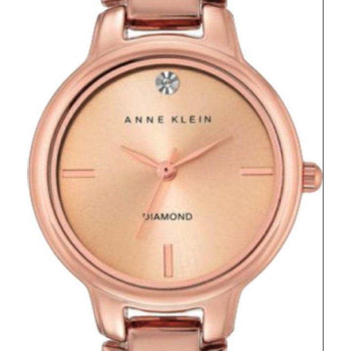 Anne Klein Diamond Rose Gold Bangle Women's Watch - AK2626RGRG