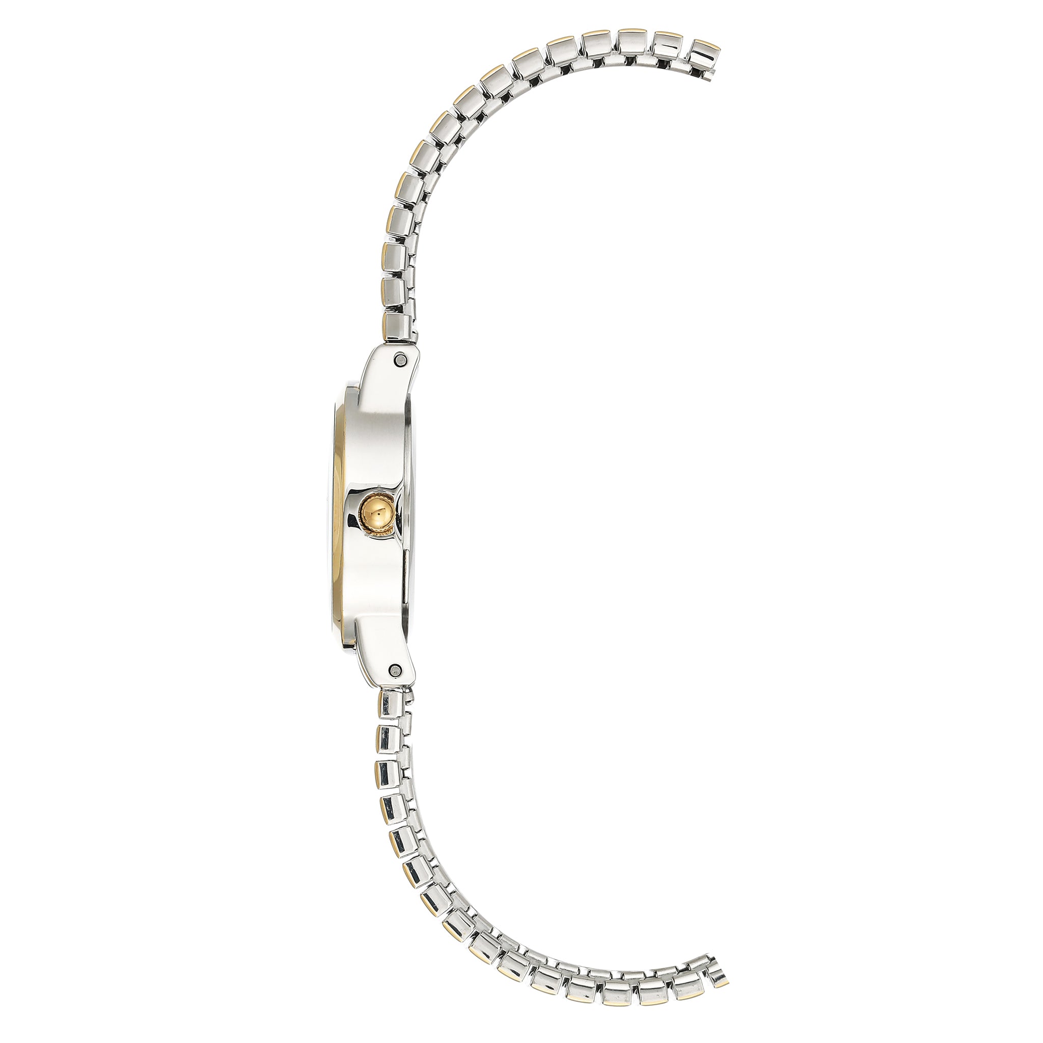Anne Klein Two-Tone Steel White Dial Women's Watch - AK3801WTTT