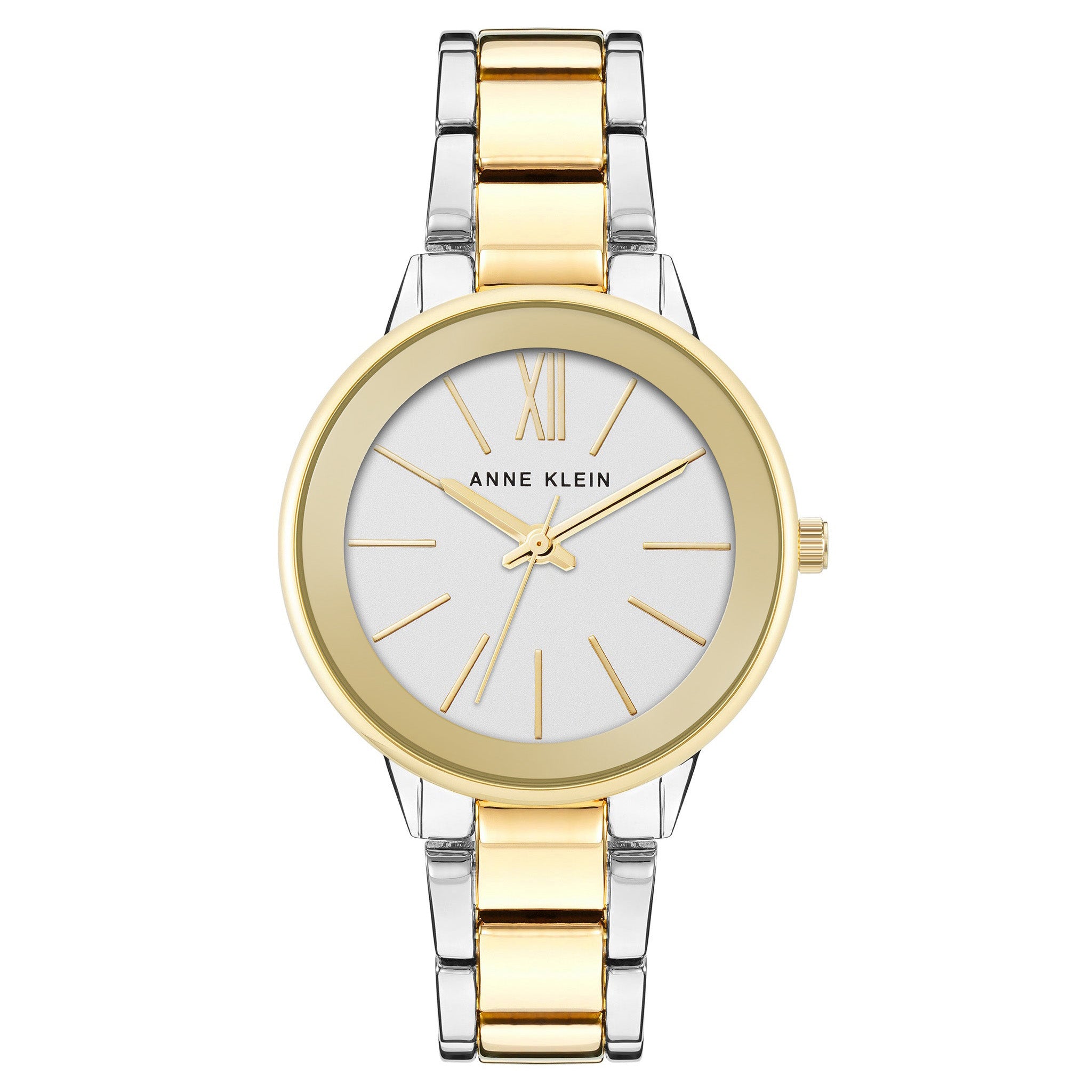 Anne klein two online tone watch