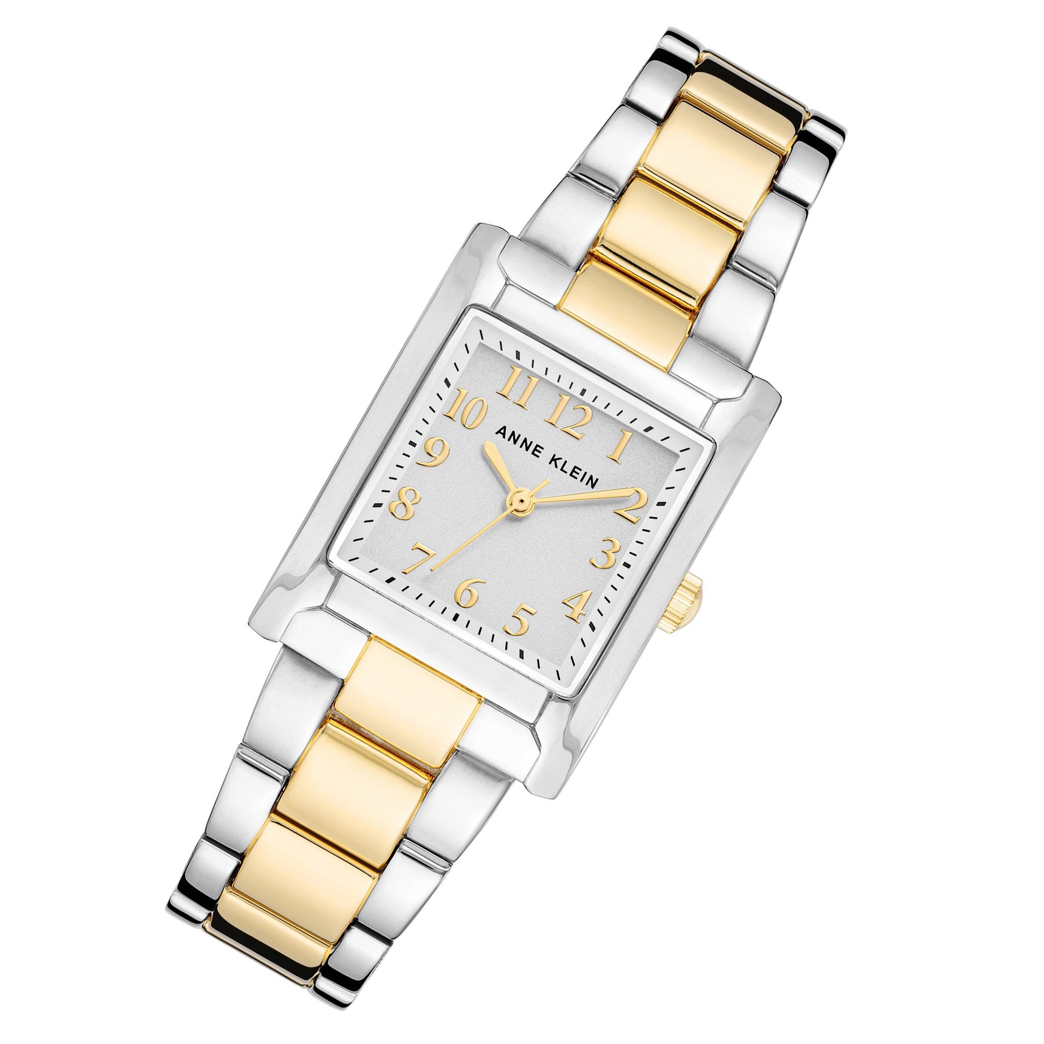 Anne Klein Two-Tone Band White Dial Women's Watch - AK3955SVTT