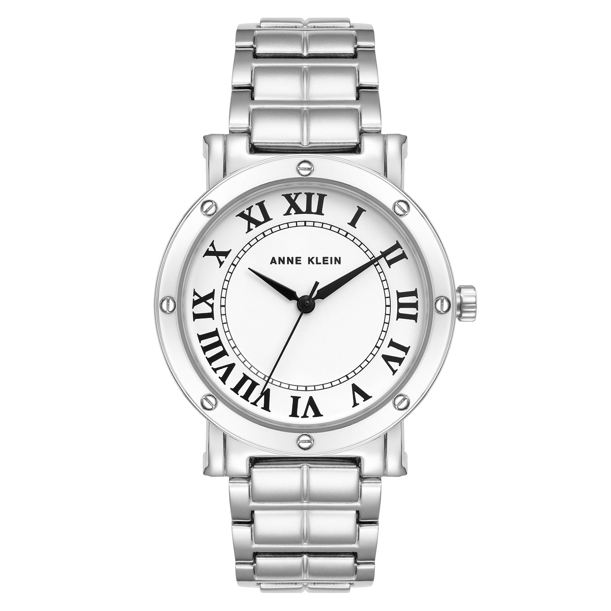 Anne klein 2024 watch white band