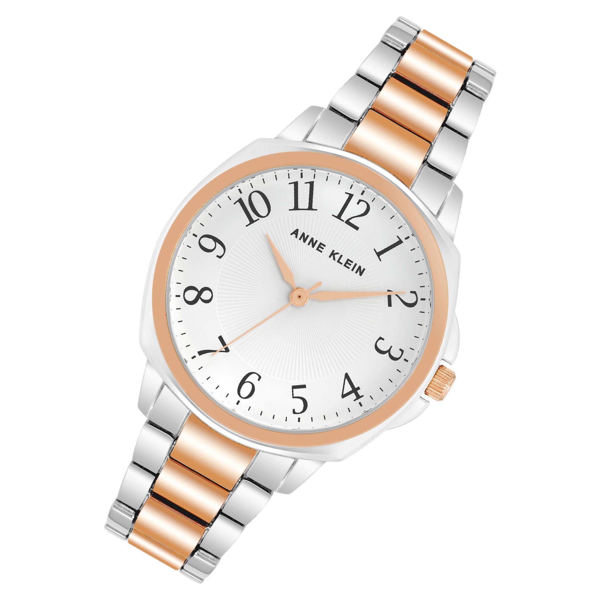 Anne Klein Two-Tone Band White Dial Women's Watch - AK4055WTRT