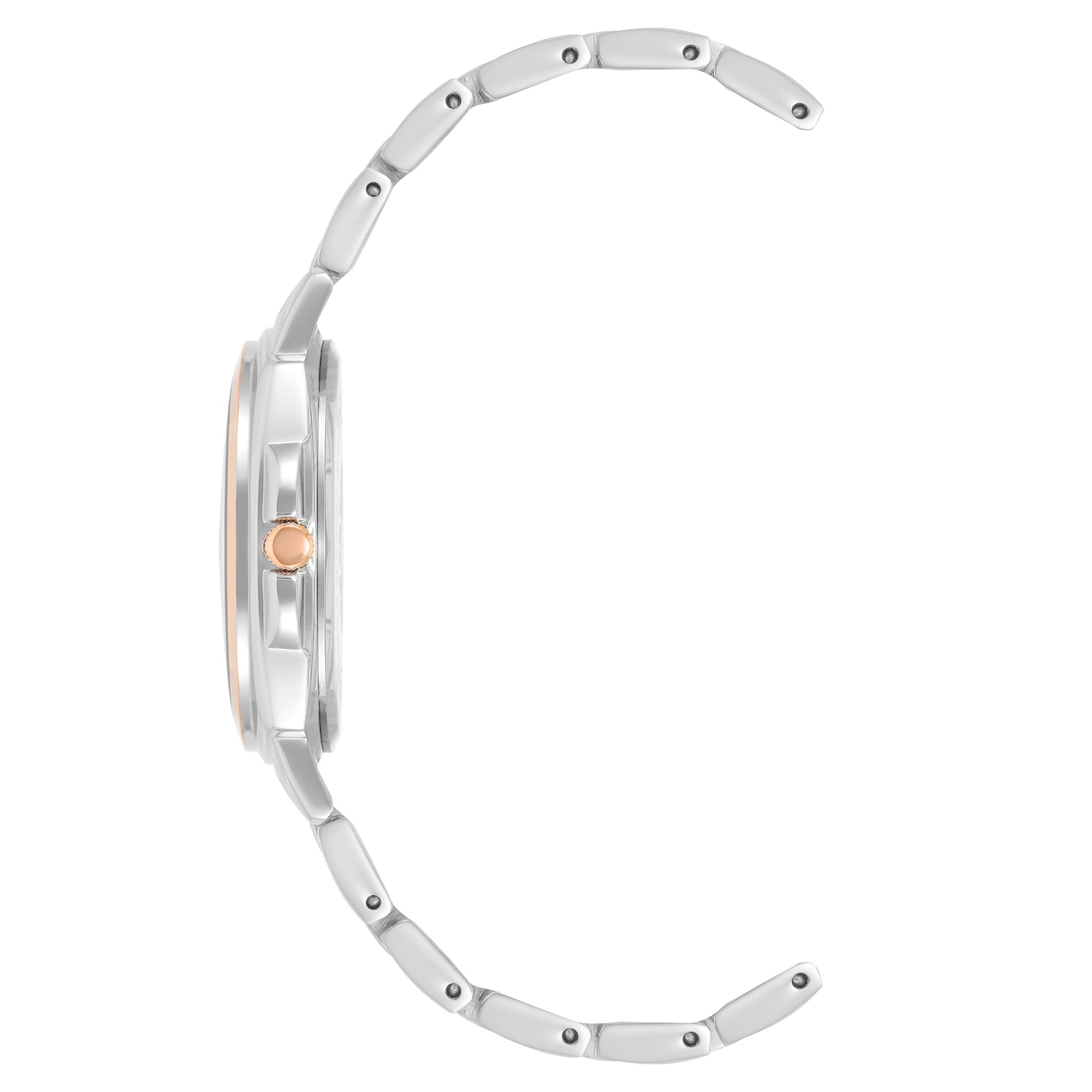 Anne Klein Two-Tone Band White Dial Women's Watch - AK4055WTRT