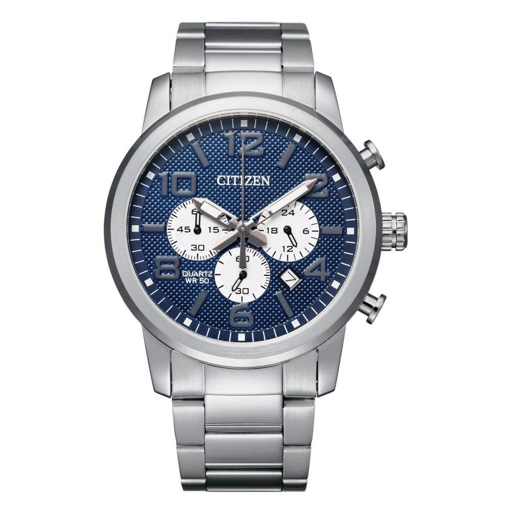 Citizen Stainless Steel Men's Chrono Watch - AN8050-51M