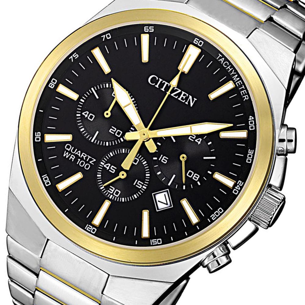 Citizen Gold Steel Men's Watch - AN8174-58E