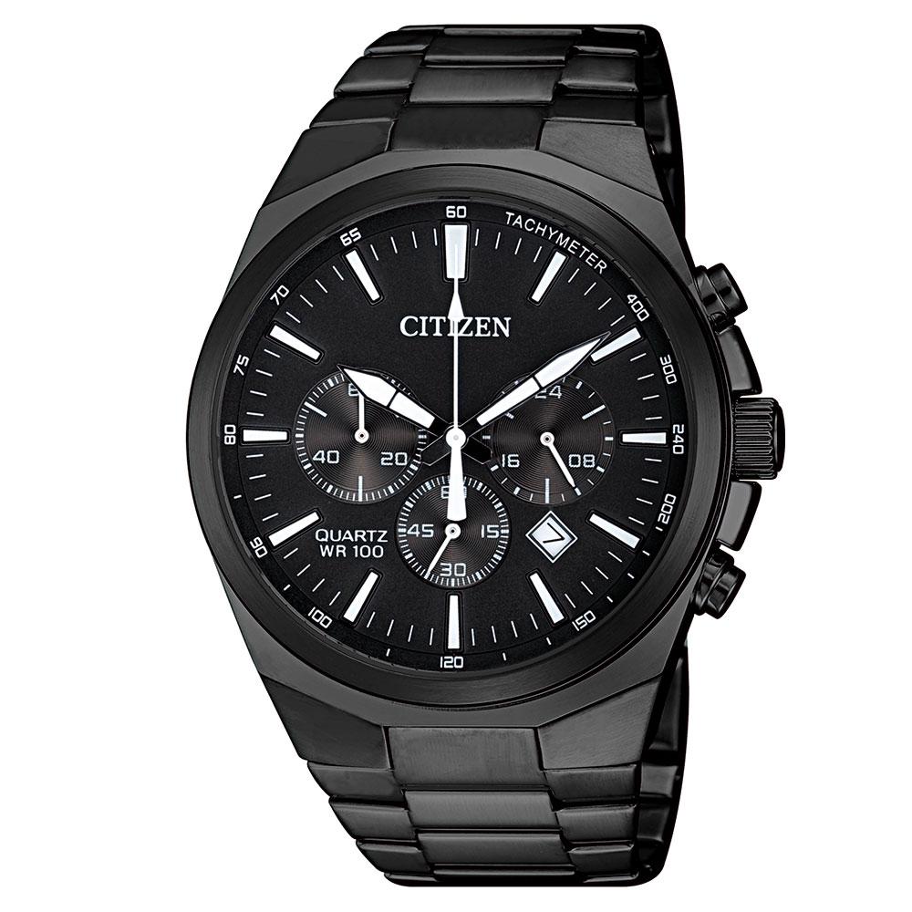 Citizen Gents Colored Stainless Steel Quartz Watch - AN8175-55E