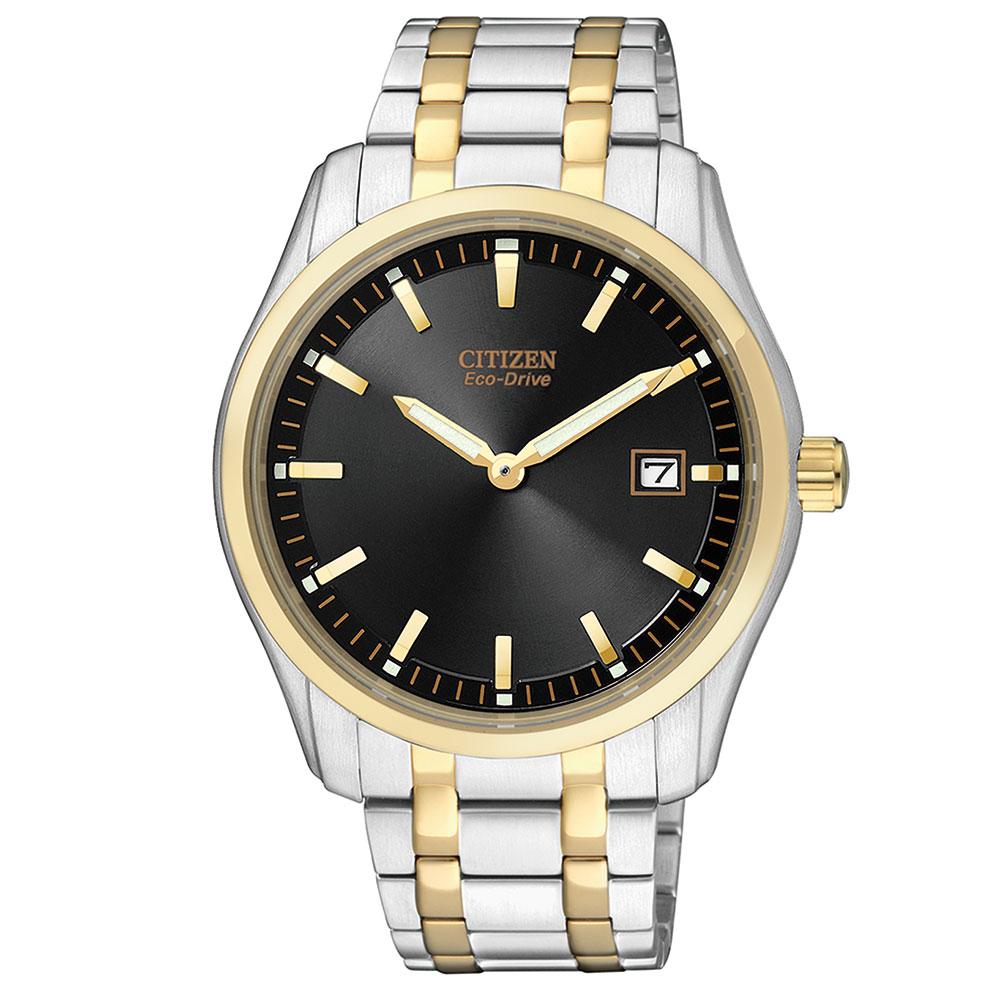 Citizen Gents Dress Eco-Drive Steel Watch - AU1044-58E