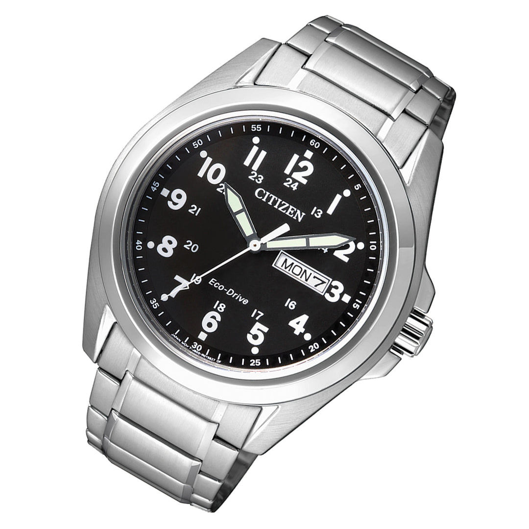 Citizen Eco-Drive Stainless Steel Solar Men's Watch - AW0050-58E